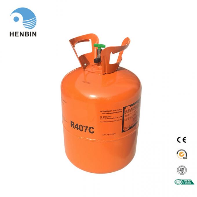 99.9% Purity R407c Air Conditioner Refrigerant Gas