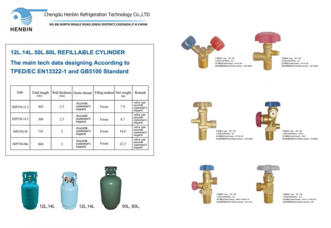 Best for Cooling 99.9% Purity Refrigerant Gas R134A